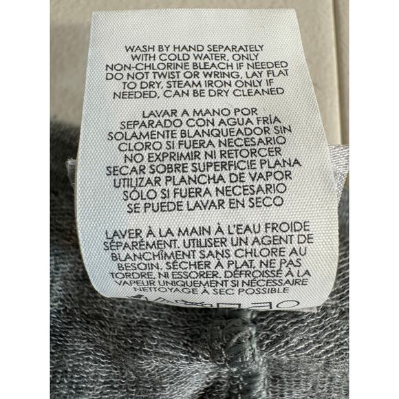 CAbi stone gray M' Leggings with skirt overlay stretch knit Sz S - Picture 7 of 8